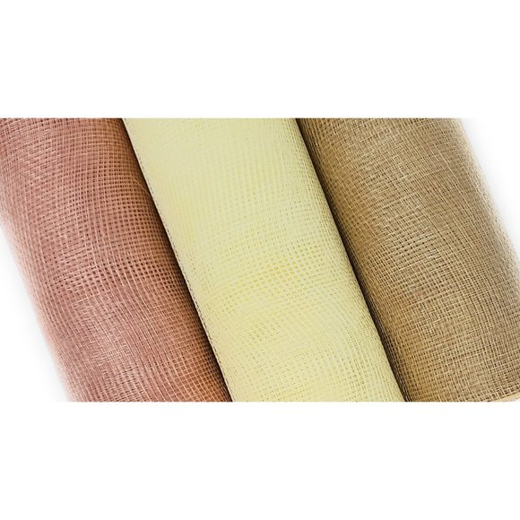 10" Decorative Non Metallic Deco Mesh Ribbon Rolls (Rose Gold, Ivory, Champagne) - Picture 3 of 3